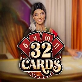 Official Live Casino logo: 32 Cards by Ezugi at Possu Casino