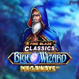 Play the Fire Blaze Blue Wizard Megaways slot by Rarestone Gaming on Possu Casino