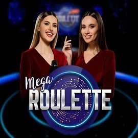 Mega Roulette online game logo by Pragmatic Play on possucasino.org