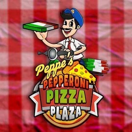 Peppe’s Pepperoni Pizza Plaza online game logo by Pragmatic Play on possucasino.org