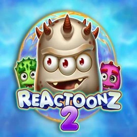 Reactoonz 2 logo – Slots by Play'n GO at Possu Casino