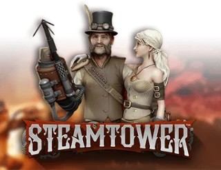 Steam Tower Slot online game logo by NetEnt on possucasino.org